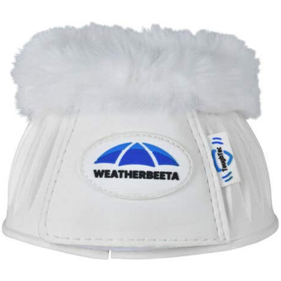 2025 WeatherBeeta Tough-Tec Prime Fleece Trim Rubber Bell Boots 1027523 - White / White